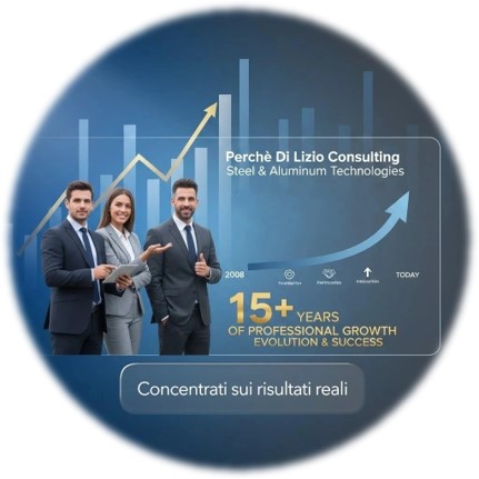 DI LIZIO CONSULTING esperienza e Capacità di Orientamento nel Settore Metallurgico